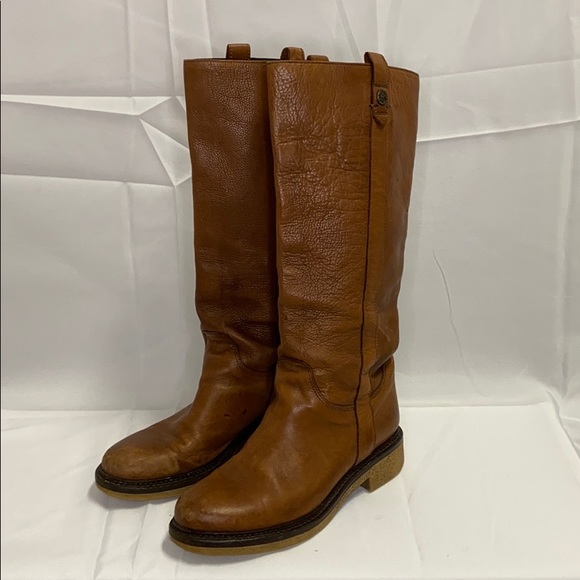 Boemos Shoes - Boemos Italian Leather Riding Boots Brown Size 6